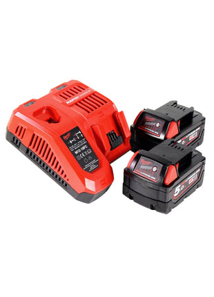 Herramienta multifuncional a batería Milwaukee M18 BMT-502C 18V (4933446203) + 2x batería 5.0Ah + cargador