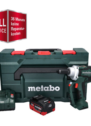 Metabo NP 18 LTX BL 5.0 Riveteuse sans fil 10 kN 18V Brushless + 1x Batterie LiHD 5,5 Ah + Chargeur + Coffret MetaBOX