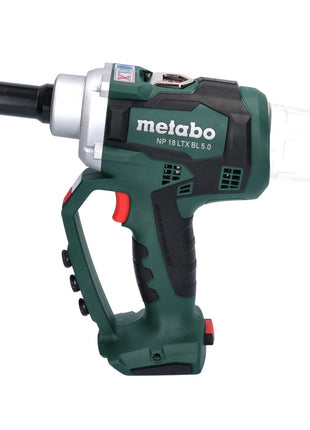 Metabo NP 18 LTX BL 5.0 Riveteuse sans fil 10 kN 18V Brushless + 1x Batterie LiHD 5,5 Ah + Chargeur + Coffret MetaBOX