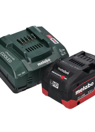 Metabo NP 18 LTX BL 5.0 Riveteuse sans fil 10 kN 18V Brushless + 1x Batterie LiHD 5,5 Ah + Chargeur + Coffret MetaBOX