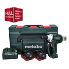 GRATIS 3 años de servicio completo protección integral Metabo NP 18 LTX BL 5.0 remachadora ciega a batería 18 V 10 kN sin escobillas + 2x batería 5,5 Ah + cargador + metaBOX