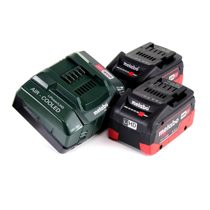 GRATUIT 3 ans de service complet de protection complète Metabo MKS 18 LTX 58 scie circulaire à métaux à batterie 18V 165 mm + 2x batterie 5,5Ah + chargeur + MetaLoc