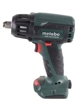 Metabo SSW 18 LTX 400 BL Atornillador de impacto a batería 18 V 400 Nm 1/2" sin escobillas + 2x batería 5,2 Ah + cargador + metaBOX