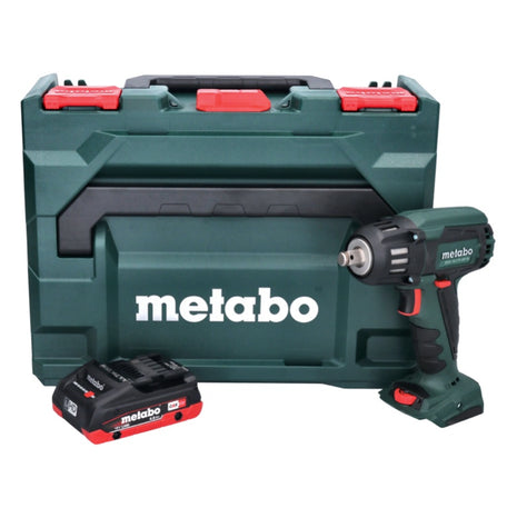 Visseuse à chocs sans fil Metabo SSW 18 LTX 400 BL 18 V 400 Nm 1/2" brushless + 1x batterie 4,0 Ah + metaBOX - sans chargeur