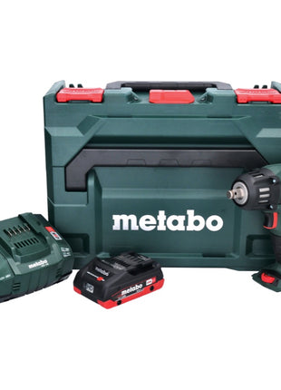 Visseuse à chocs sans fil Metabo SSW 18 LTX 400 BL 18 V 400 Nm 1/2" brushless + 1x batterie 4,0 Ah + chargeur + métaBOX