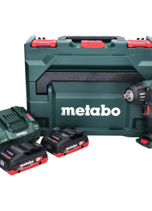 Metabo SSW 18 LTX 400 BL akumulatorowy klucz udarowy 18 V 400 Nm 1/2" bezszczotkowy + 2x akumulator 4,0 Ah + ładowarka + metaBOX