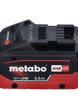 Metabo SSW 18 LTX 400 BL Atornillador de impacto a batería 18 V 400 Nm 1/2" sin escobillas + 1x batería 5,5 Ah + metaBOX - sin cargador