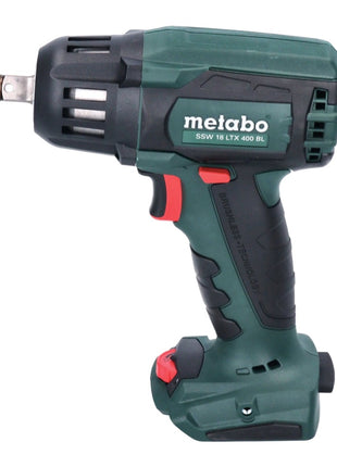 Metabo SSW 18 LTX 400 BL akumulatorowy klucz udarowy 18 V 400 Nm 1/2" bezszczotkowy + 1x akumulator 5,5 Ah + ładowarka + metaBOX