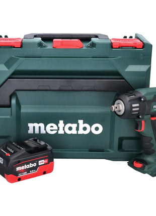 Metabo SSW 18 LTX 400 BL Atornillador de impacto a batería 18 V 400 Nm 1/2" sin escobillas + 1x batería 8,0 Ah + metaBOX - sin cargador