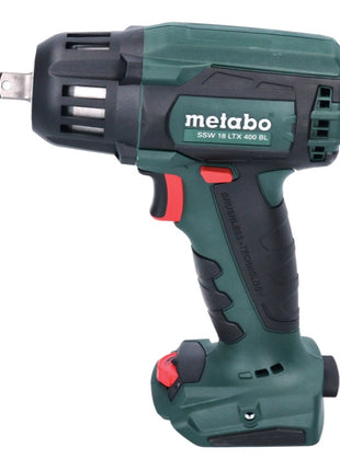 Metabo SSW 18 LTX 400 BL akumulatorowy klucz udarowy 18 V 400 Nm 1/2" bezszczotkowy + 1x akumulator 8,0 Ah + metaBOX - bez ładowarki