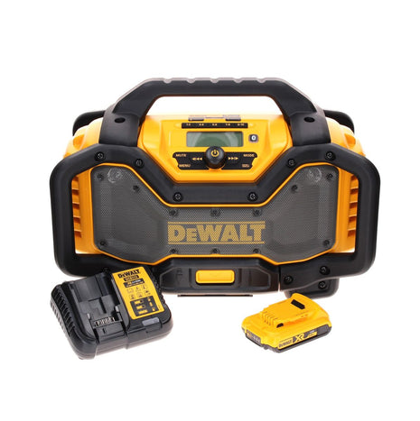 DeWalt DCR 027 D1 radio batería DAB+ 10,8-18,0 V + 1x batería 2,0 Ah + cargador