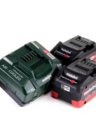 Metabo SSW 18 LTX 600 atornillador de impacto a batería 18 V 600 Nm 1/2" + 2x batería LiHD 5,5 Ah + cargador + MetaLoc