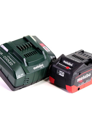 Metabo SSW 18 LTX 600 Atornillador de impacto a batería 18 V 600 Nm 1/2" + 1x batería LiHD 8,0 Ah + cargador + MetaLoc