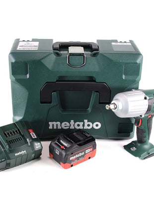 Visseuse à chocs sans fil Metabo SSW 18 LTX 600 18 V 600 Nm 1/2" + 1x batterie LiHD 8,0 Ah + chargeur + MetaLoc