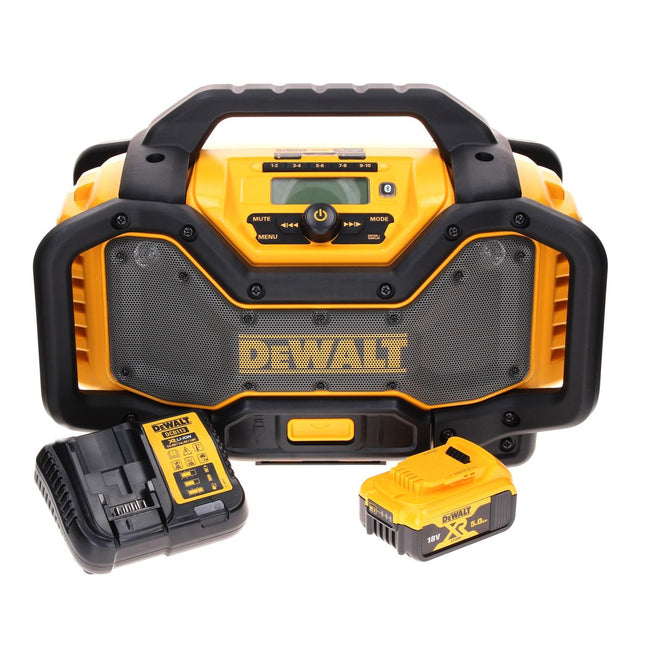Radio sans fil DeWalt DCR 027 P1 DAB+ 10,8-18,0 V + 1 batterie 5,0 Ah + chargeur