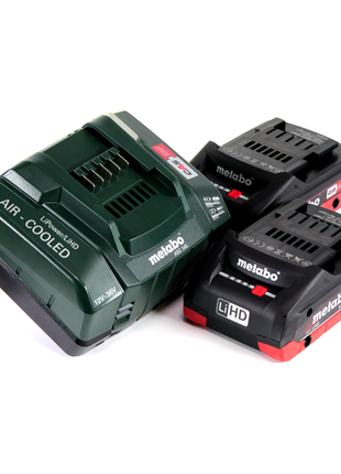 Metabo STA 18 LTX 140 Scie sauteuse sans fil 18V + 2x Batteries 4,0 Ah + Chargeur + Coffret metaBOX