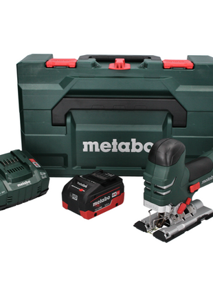 Metabo STA 18 LTX 140 Scie sauteuse sans fil 18 V + 1x Batterie 5,5 Ah + Chargeur + Coffret metaBOX