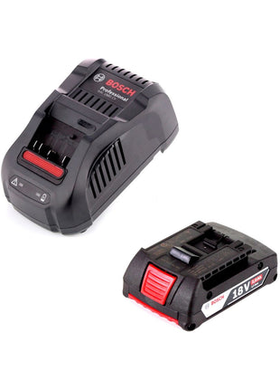 Taladro atornillador inalámbrico Bosch GSR 18V-28 18V 63Nm + 1x batería 2,0Ah + cargador + 19 piezas. Juego de brocas + juego de puntas de 32 piezas + L-Boxx