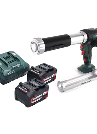 Pistola de cartuchos a batería Metabo KPA 18 LTX 400 18 V + 2x batería 4,0 Ah + cargador