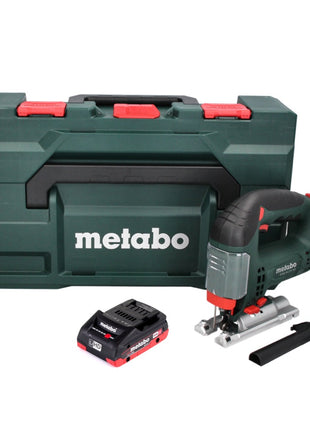 Metabo STAB 18 LTX 100 Scie sauteuse sans fil 18V + 1x Batterie LiHD 4,0 Ah + Coffret MetaBOX - sans chargeur