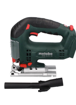 Metabo STAB 18 LTX 100 Scie sauteuse sans fil 18 V + 1x Batterie LiHD 5,5 Ah + Chargeur + Coffret MetaBOX