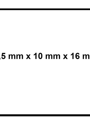 Meisterling Film d'étanchéité adhésif double face PLUS 1,5 mm x 10 mm x 16 m (006050000050)