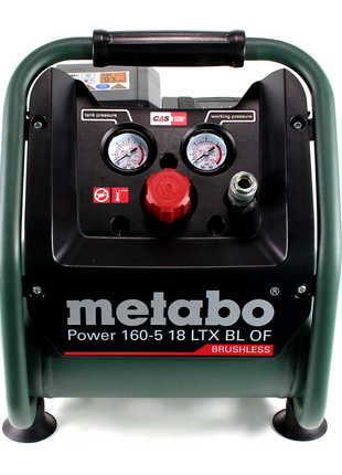 Metabo Power 160-5 18 LTX BL OF Compresseur sans fil 18 V 8,0 bar Brushless + 1x bloc batterie LiHD 4,0 Ah - sans chargeur