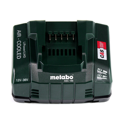 Metabo Power 160-5 18 LTX BL OF compresseur sans fil 18 V 8,0 bar sans brosse + 1x accu LiHD 4,0 Ah + chargeur