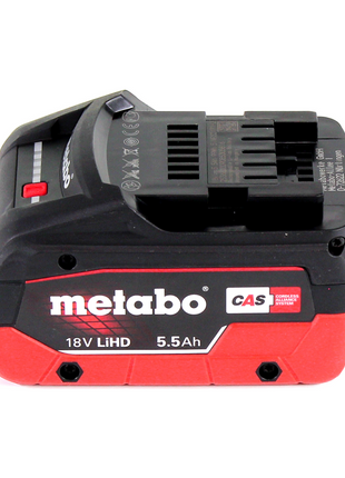 Metabo Power 160-5 18 LTX BL OF Compresseur sans fil 18 V 8,0 bar Brushless + 1x bloc batterie LiHD 5,5 Ah - sans chargeur