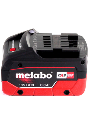 Metabo Power 160-5 18 LTX BL OF Compresseur sans fil 18 V 8,0 bar Brushless + 1x bloc batterie LiHD 8,0 Ah - sans chargeur