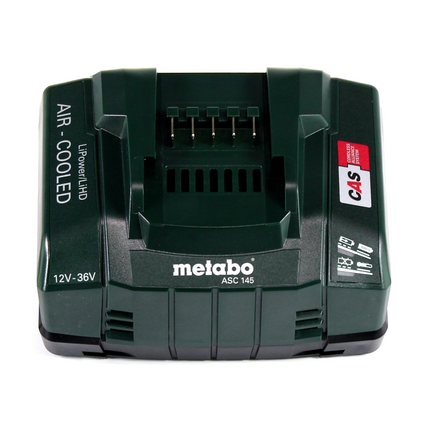 Metabo Power 160-5 18 LTX BL OF compresseur sans fil 18 V 8,0 bar sans brosse + 2x batterie LiHD 8,0 Ah + chargeur