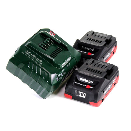Perceuse à percussion sur batterie Metabo SBE 18 LTX 18 V 24 Nm + 2x batterie LiHD 4,0 Ah + chargeur + MetaLoc