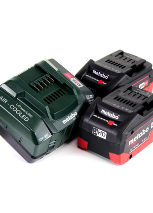 Perceuse à percussion sur batterie Metabo SBE 18 LTX 18 V 24 Nm + 2x batterie LiHD 5,5 Ah + chargeur + MetaLoc