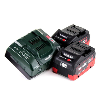 Perceuse à percussion sur batterie Metabo SBE 18 LTX 18 V 24 Nm + 2x batterie LiHD 5,5 Ah + chargeur + MetaLoc