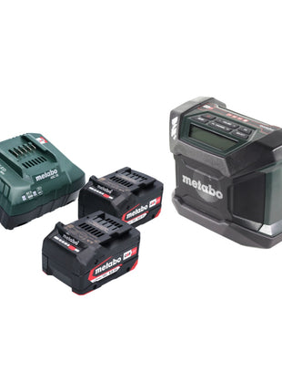 Metabo R 12-18 DAB+ BT radio de chantier sur batterie 12-18 V DAB+ + 2x batteries 4,0 Ah + chargeur