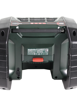 Metabo R 12-18 DAB+ BT radio de chantier sur batterie 12-18 V DAB+ + 1x batterie LiHD 4,0 Ah - sans chargeur