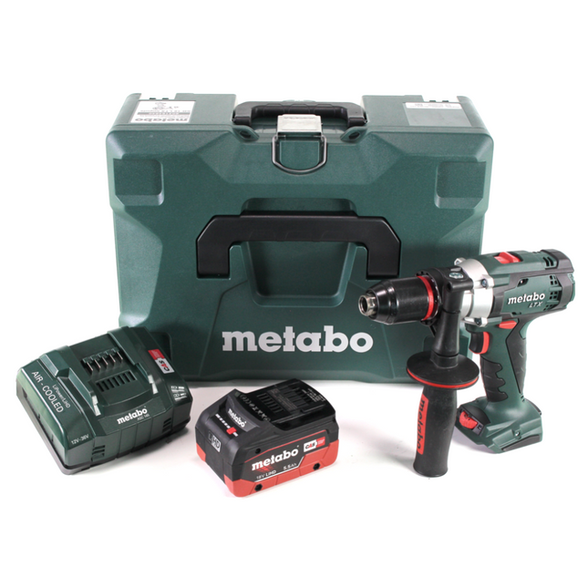 Perceuse à percussion sans fil Metabo SB 18 LTX Impuls 18 V 110 Nm + 1 batterie LiHD 5,5 Ah + chargeur + MetaLoc