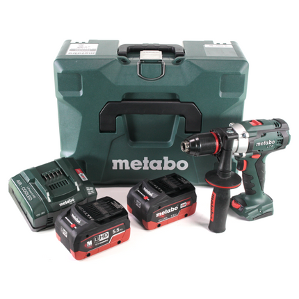 Perceuse à percussion sans fil Metabo SB 18 LTX Impuls 18 V 110 Nm + 2x batterie LiHD 5,5 Ah + chargeur + MetaLoc