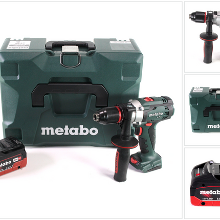 Perceuse à percussion sans fil Metabo SB 18 LTX Impuls 18 V 110 Nm + 1x batterie LiHD 8,0 Ah + MetaLoc - sans chargeur