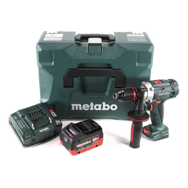 Perceuse à percussion sans fil Metabo SB 18 LTX Impuls 18 V 110 Nm + 1 batterie LiHD 8,0 Ah + chargeur + MetaLoc