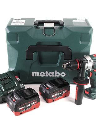 Metabo SB 18 LTX Impuls taladro percutor a batería 18 V 110 Nm + 2 baterías LiHD 8,0 Ah + cargador + MetaLoc