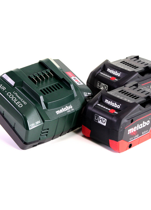 Metabo SB 18 LTX Impuls taladro percutor a batería 18 V 110 Nm + 2 baterías LiHD 8,0 Ah + cargador + MetaLoc