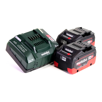 Perceuse à percussion sans fil Metabo SB 18 LTX Impuls 18 V 110 Nm + 2 batteries LiHD 8,0 Ah + chargeur + MetaLoc