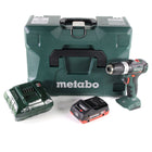Perceuse à percussion sans fil Metabo SB 18 L BL 18 V 60 Nm sans balais + 1 batterie LiHD 4,0 Ah + chargeur + MetaLoc