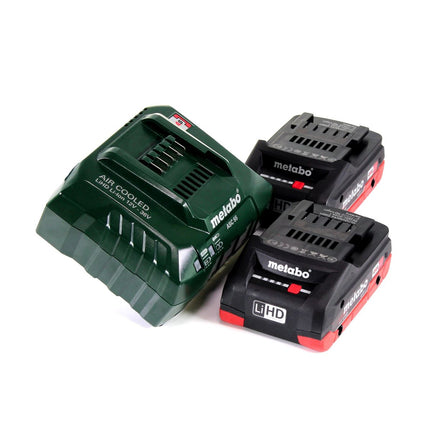 Perceuse à percussion sans fil Metabo SB 18 L BL 18 V 60 Nm sans balais + 2 batteries LiHD 4,0 Ah + chargeur + MetaLoc