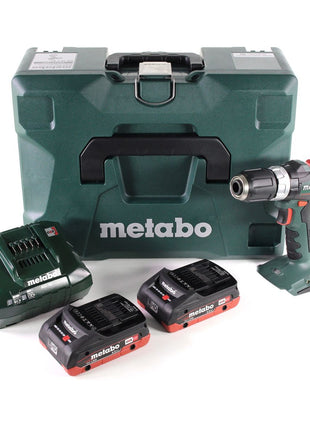 Perceuse à percussion sans fil Metabo SB 18 L BL 18 V 60 Nm sans balais + 2 batteries LiHD 4,0 Ah + chargeur + MetaLoc