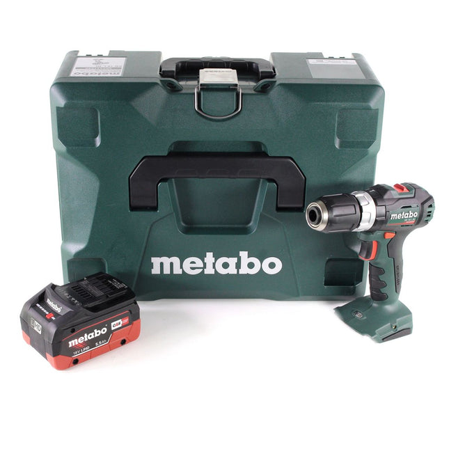 Perceuse à percussion sans fil Metabo SB 18 L BL 18 V 60 Nm sans balai + 1x batterie LiHD 5,5 Ah + MetaLoc - sans chargeur
