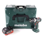 Taladro percutor a batería Metabo SB 18 L BL 18 V 60 Nm sin escobillas + 1x batería LiHD 5,5 Ah + MetaLoc - sin cargador