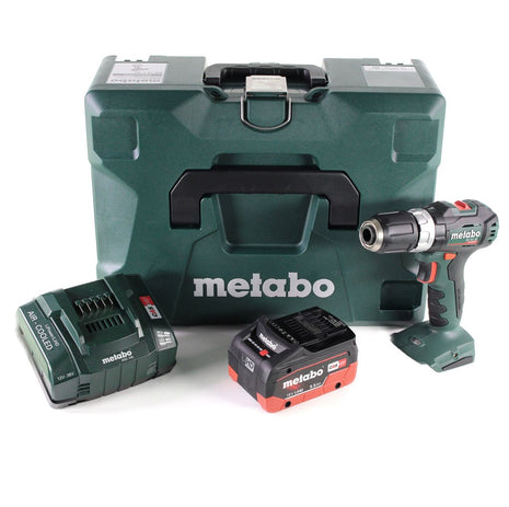 Taladro percutor a batería Metabo SB 18 L BL 18 V 60 Nm sin escobillas + 1x batería LiHD 5,5 Ah + cargador + MetaLoc