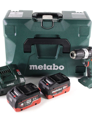 Perceuse à percussion sans fil Metabo SB 18 L BL 18 V 60 Nm sans balais + 2 batteries LiHD 5,5 Ah + chargeur + MetaLoc